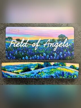 ZOX "FIELD OF ANGELS" #1609 New MEDIUM RED STITCH Collectible Wristband